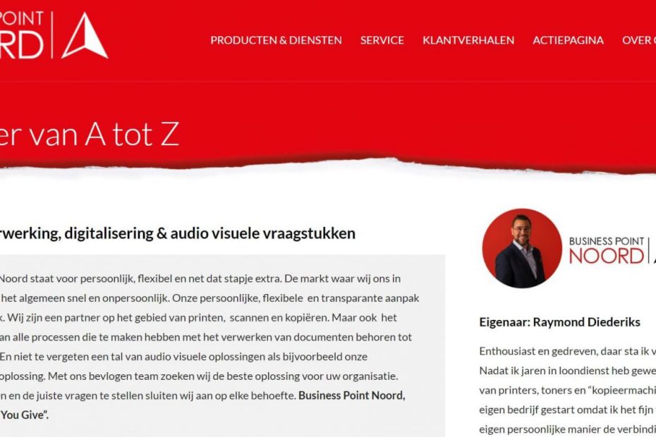 Zakelijke website