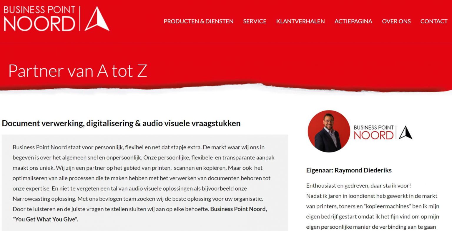 Zakelijke website