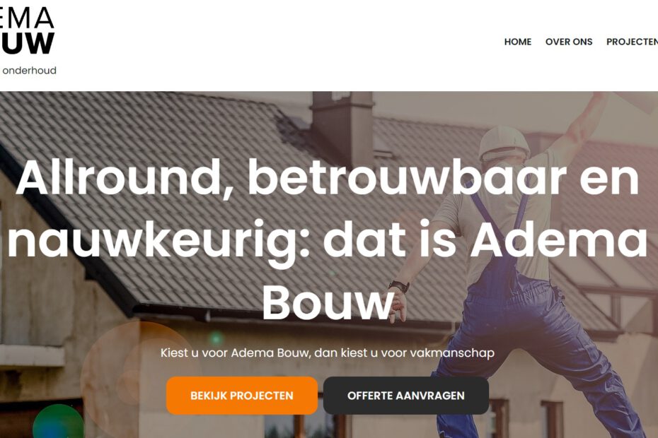 Bouw website