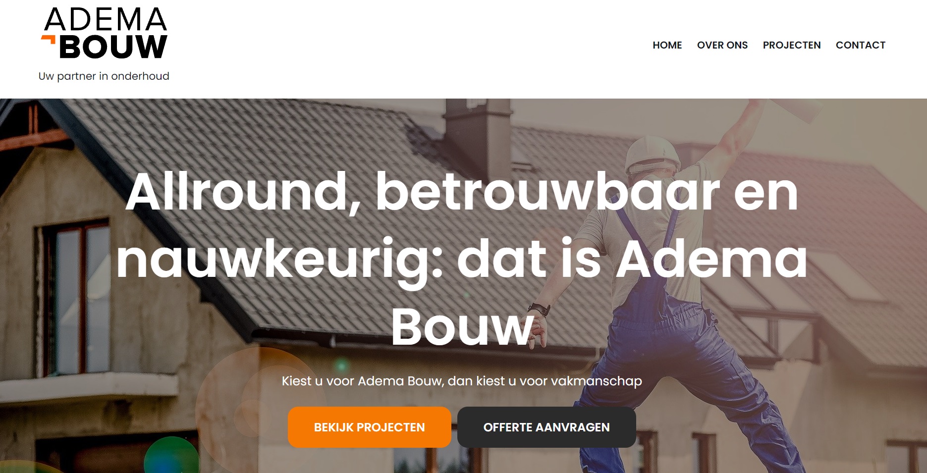 Bouw website