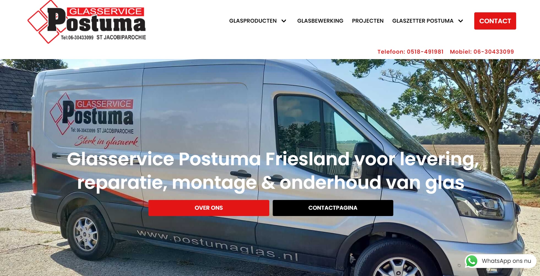 Glaszetter website