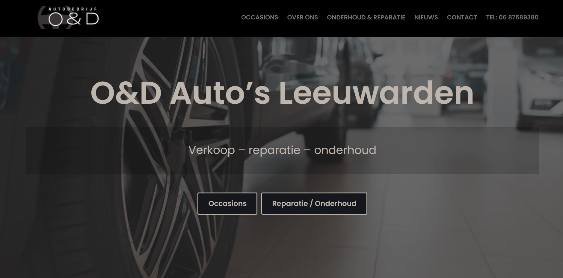 Website OD Auto ontworpen door Websiteverbeteraar