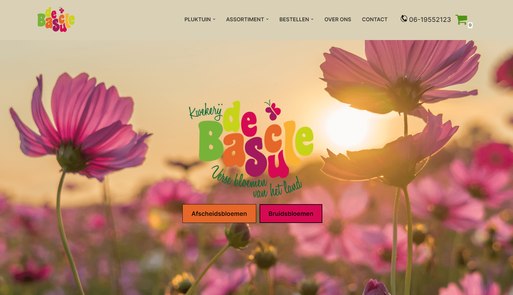 Bloemen website