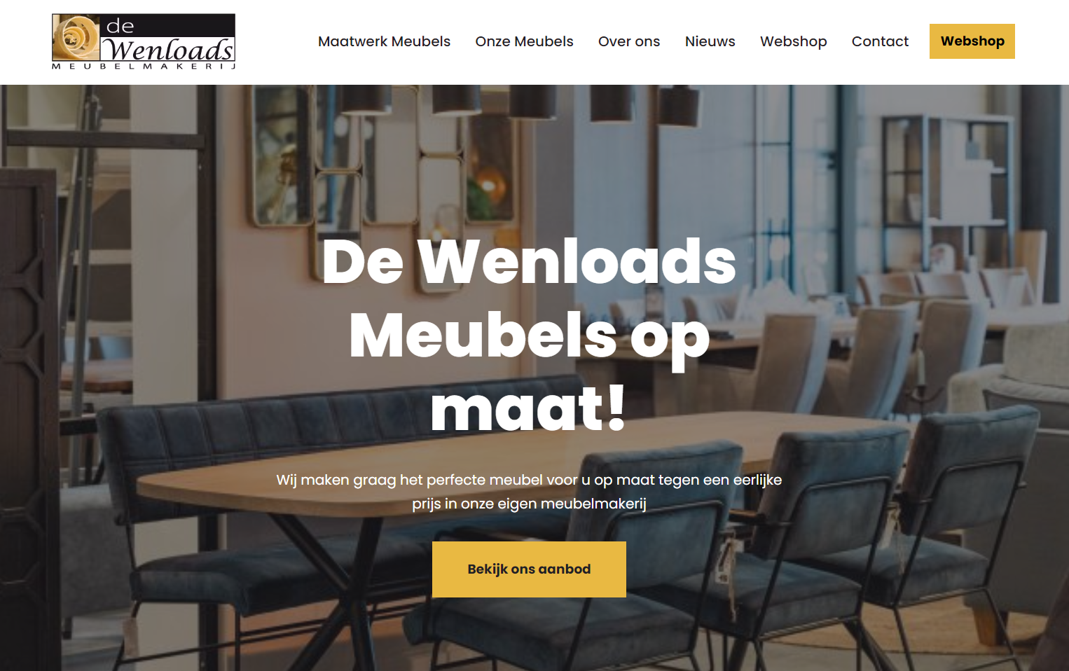 Website Wenloods ontworpen door Websiteverbeteraar