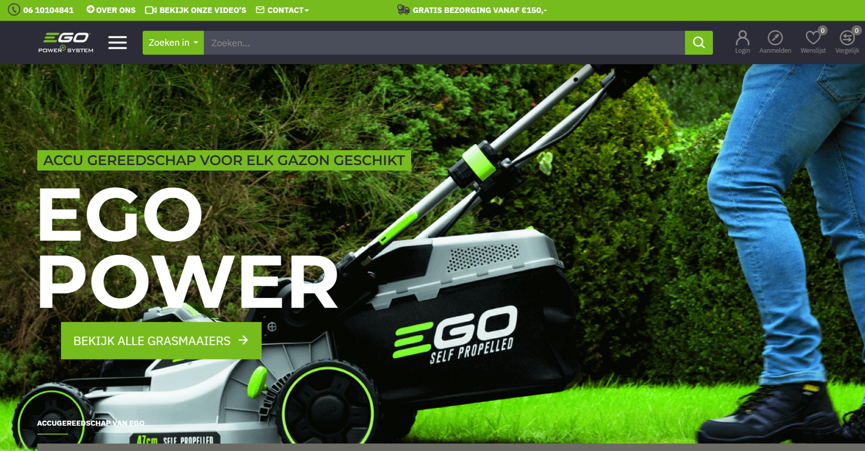 Website Ego ontworpen door Websiteverbeteraar